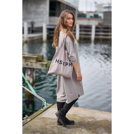 Henriette Steffensen Logo Tote Bag - Grey