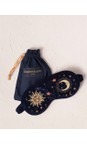 Elizabeth Scarlett Celestial Navy Celestial Navy Velvet Eye Mask  