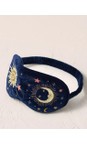 Elizabeth Scarlett Celestial Navy Celestial Navy Velvet Eye Mask  