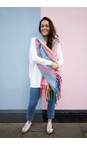 Gemini Label Accessories Multi Multi Stripe Scarf  