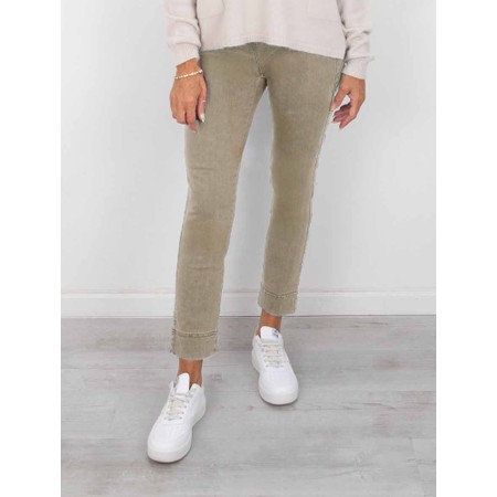 Robell Rose 09 Sand Denim Jean - Beige