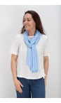 Masai Clothing Placid Blue MaAmega Solid Placid Blue Jersey Scarf  