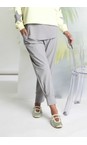 Naya Taupe Naya Taupe Cuff  Hem Travel Jersey Trouser  