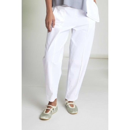 Naya Naya Drawstring Welt Pocket Trouser - White