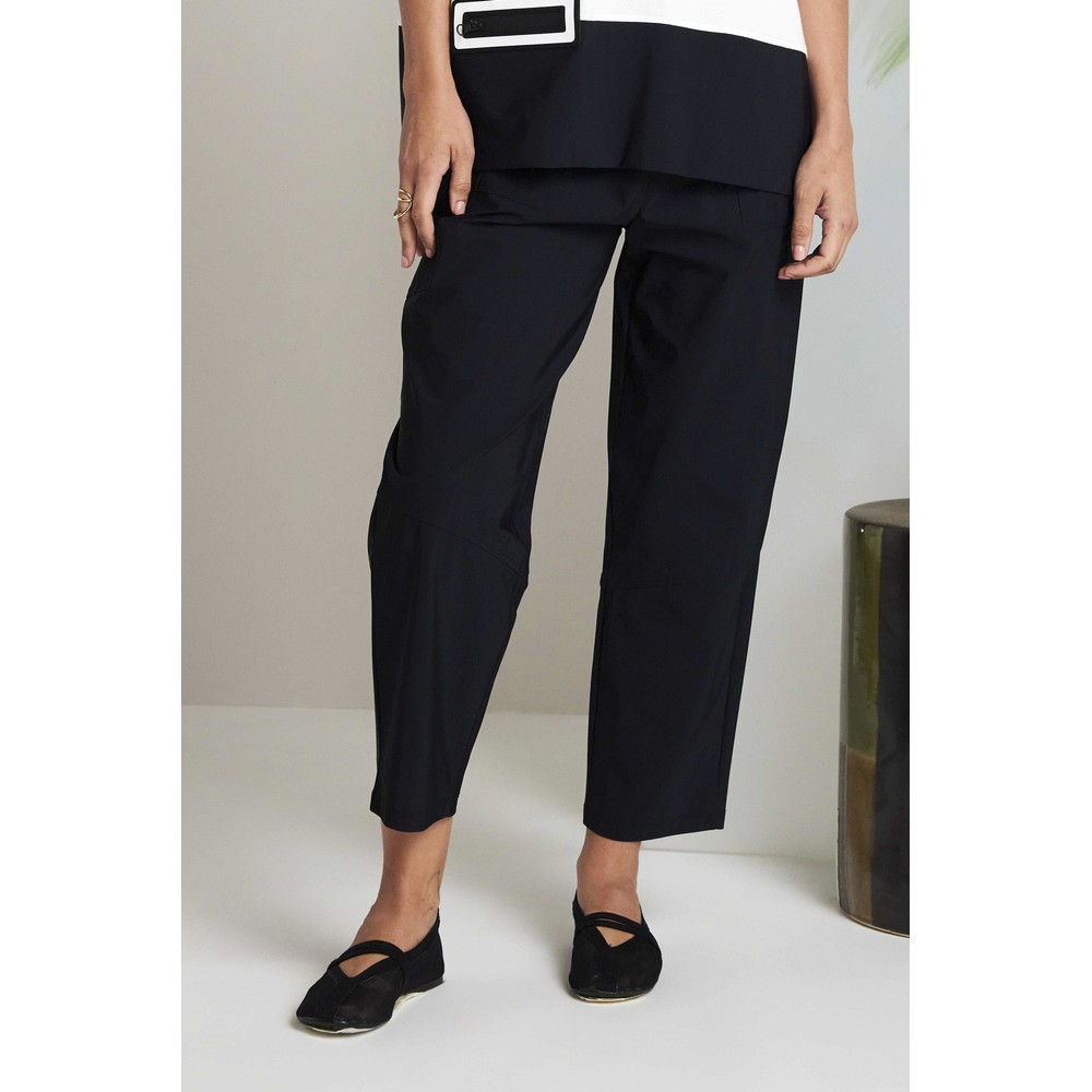 Naya Naya Black Slim Patch Pocket Trouser Black 