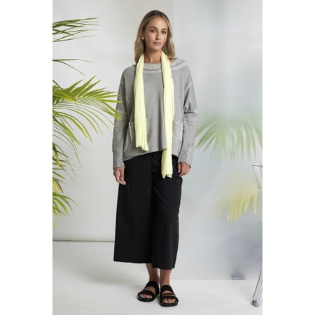 Naya Naya Taupe Faded Wash Effect Top - Brown