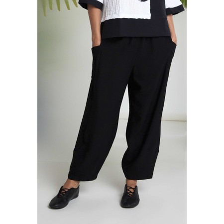 Naya Naya Black Side Panel Detail Trouser - Black