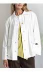Naya White  Naya White Pocket Detail Button Jacket  