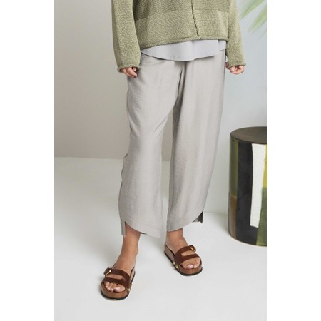 Naya Naya Pebble Curved Hem Trouser - Beige