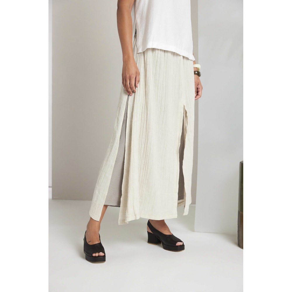 Naya Naya Pebble Soft Overlay Trouser Pebble