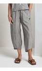Naya Taupe Naya Oil Washed Crinkle Trouser  