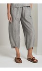 Naya Taupe Naya Oil Washed Crinkle Trouser  