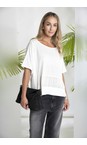 Naya Cream Naya Square Cream Contrast Top  