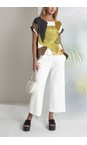 Naya Cream Naya Cream Wide Leg Pocket Trouser  