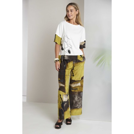 Naya Naya Wide Leg Trouser - Green