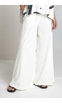 Naya Cream Naya Wide Leg Jersey Trouser  