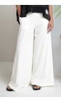 Naya Cream Naya Wide Leg Jersey Trouser  