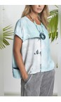 Naya Mint Naya Mint Faded Print Top  