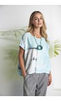 Naya Mint Naya Mint Faded Print Top  