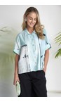 Naya Mint Naya Mint Faded Print Shirt  