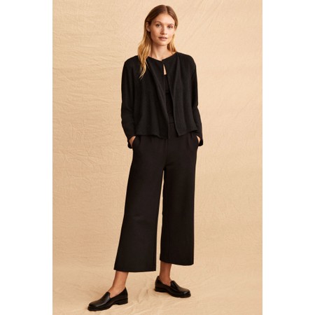 Masai Clothing MaPiri Black Essential Ponti Roma Jersey Culotte - Black