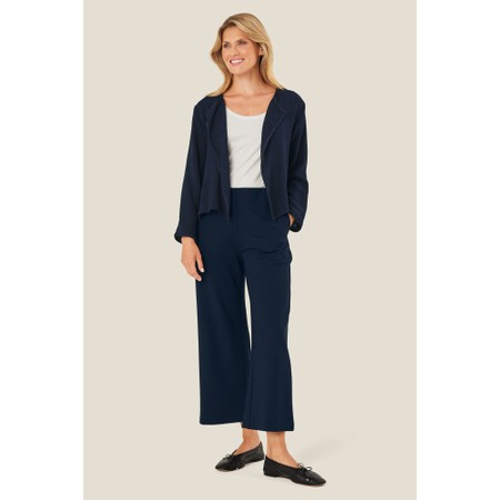 Masai Clothing MaPiri Navy Essential Ponti Roma Jersey Culotte - Blue