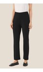 Masai Clothing Black  MaPaige Black Fitted Jersey Trouser  