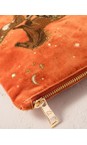 Elizabeth Scarlett Celestial Wild Horses Terracotta Celestial Wild Horses Everyday Velvet Pouch  