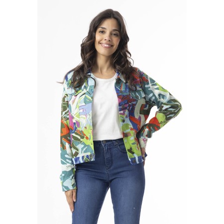 Orientique Print Ponte Jacket - Multicoloured