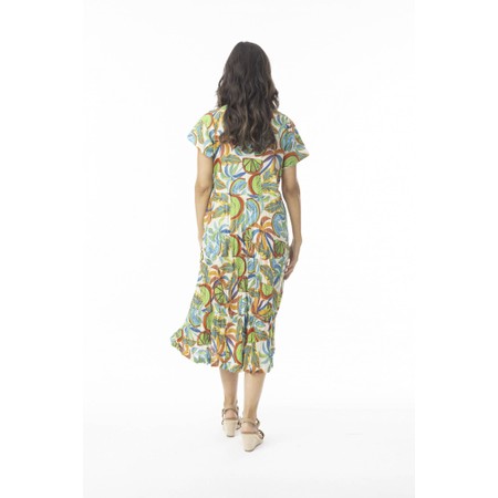 Orientique Curacao Print Layers Dress - Multicoloured