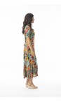 Orientique Guaratiba Guaratiba Print Godet Dress  