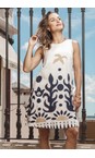 Orientique Nazca Nazca Print Sleeveless  Dress  