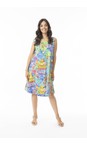 Orientique Okayama Okayama Print Reversible Shift Dress  
