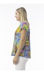 Orientique Okayama Okayama Pleated Print Top  
