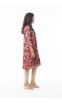 Orientique Peru Peru Print Frill Layers Dress  