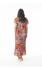 Orientique Peru Peru Print Midi Layers Dress  