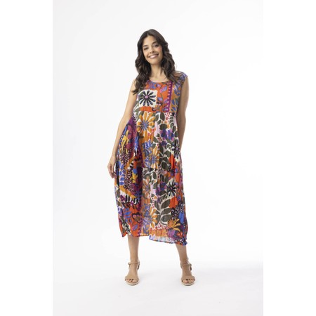 Orientique Salvador Print Bubble Dress - Multicoloured