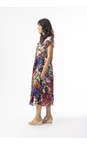 Orientique Salvador Salvador Print Flared Dress With Pockets  