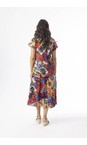 Orientique Salvador Salvador Print Flared Dress With Pockets  
