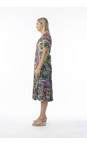 Orientique Sao Bento Sao Bento Print Godet Dress  