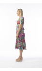 Orientique Selaron Selaron Print Godet Dress  