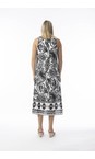 Orientique Suriname Black Suriname Black Print Maxi Dress  