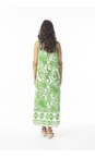 Orientique Suriname Green Suriname Green Print Maxi Dress  
