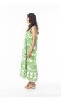 Orientique Suriname Green Suriname Green Print Maxi Dress  