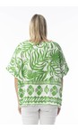 Orientique Suriname Green Suriname Green Print Top  