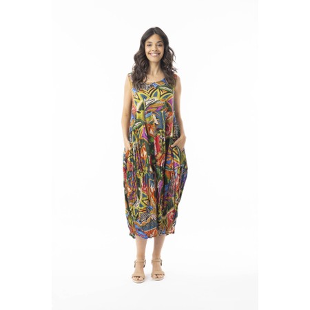 Orientique Torgua Print Bubble Dress - Multicoloured