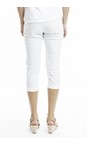 Orientique White  Bangalene Capri Trouser  