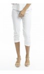 Orientique White  Bangalene Capri Trouser  