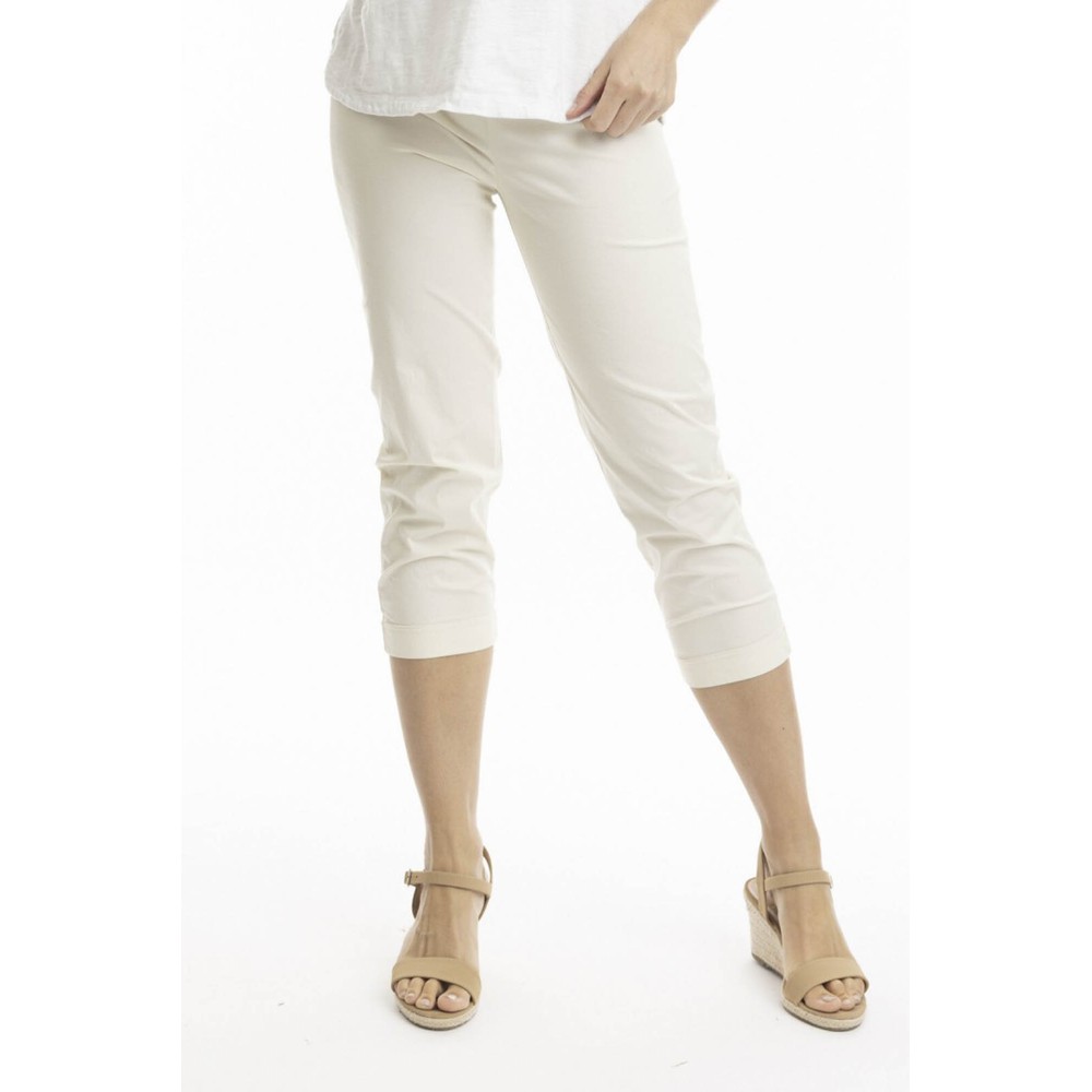 Orientique Bangalene Capri Trouser Sand