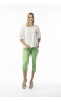 Orientique Green Green Bangalene Capri Trouser  